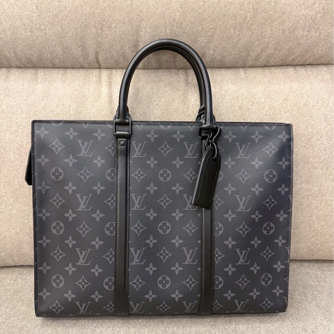 LV黑老花大號公事包