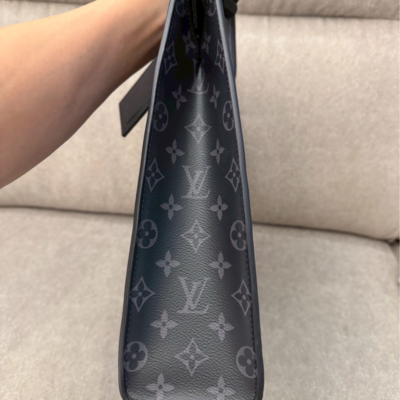 LV黑老花大號公事包-2