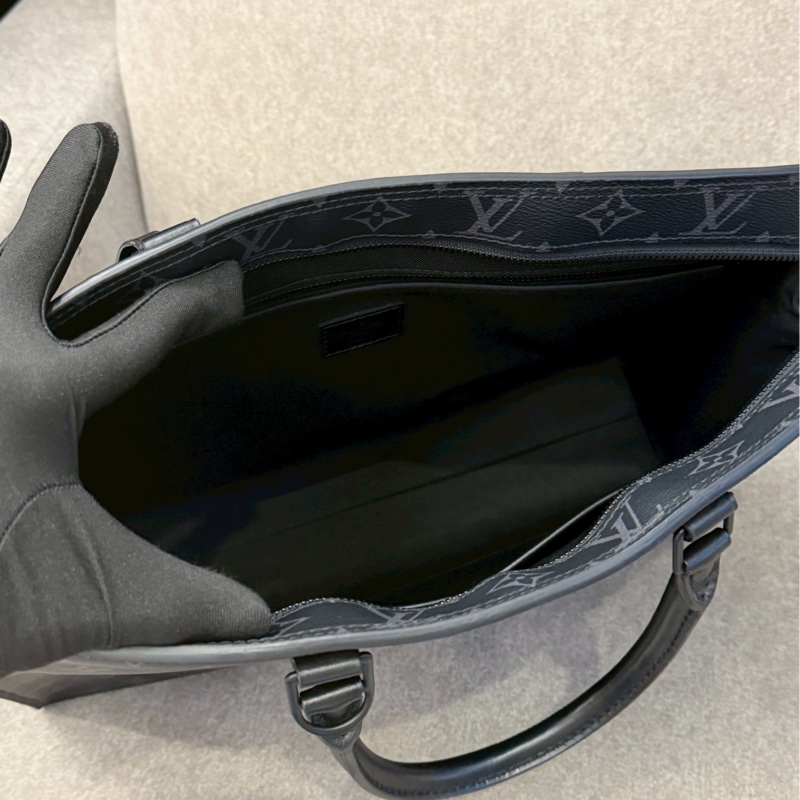 LV黑老花大號公事包-6