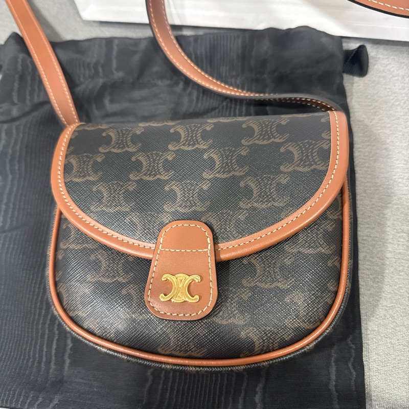 celine mini 小馬鞍包-9