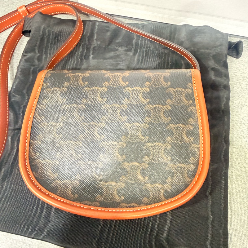 celine mini 小馬鞍包-10