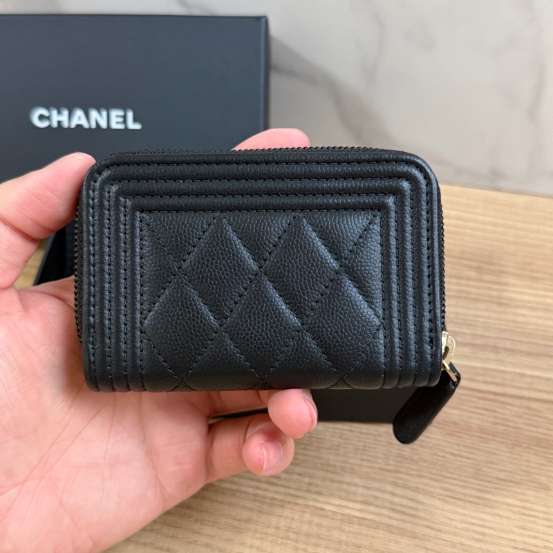 （全新）Boy荔枝皮ㄇ拉 短夾/零錢包-1