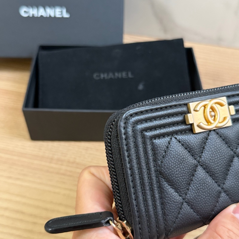 （全新）Boy荔枝皮ㄇ拉 短夾/零錢包-11