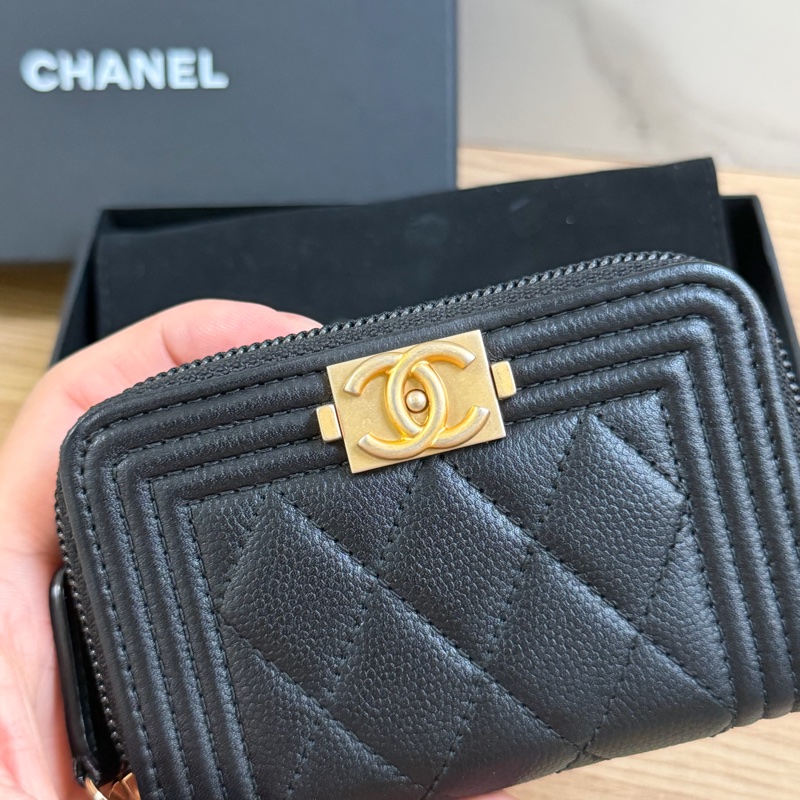 （全新）Boy荔枝皮ㄇ拉 短夾/零錢包-19