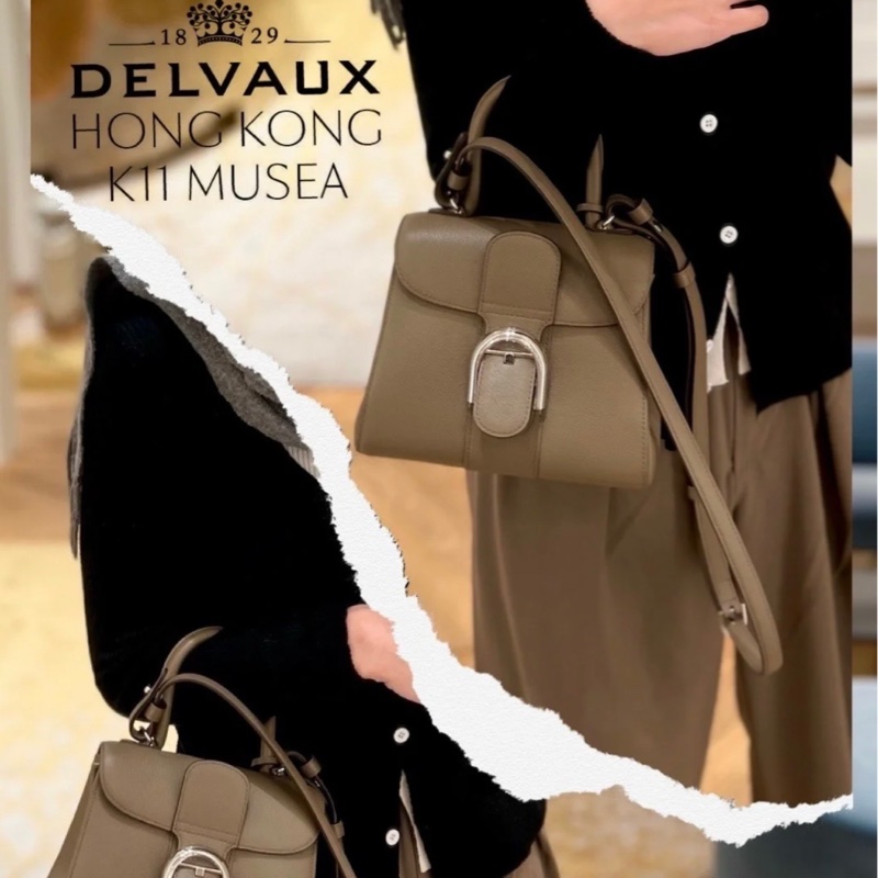 ✨Delvaux 德爾沃 brilliant mini 超難買大象灰 99新🩶-1