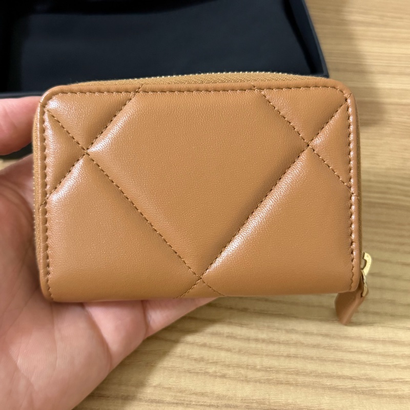 （全新）香奈兒 ㄇ拉零錢包 晶片款-1