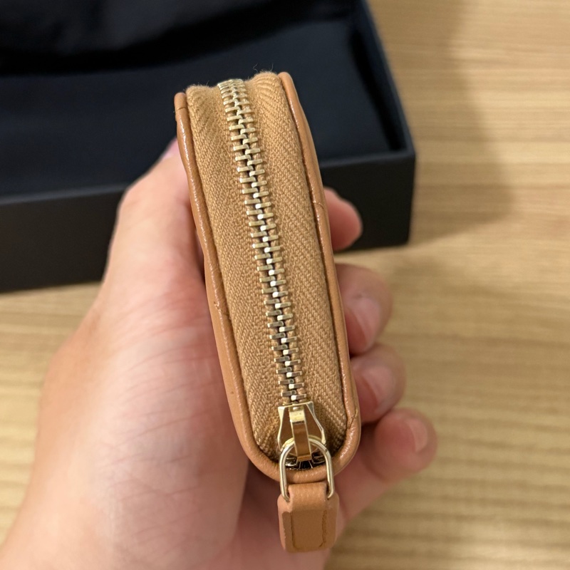 （全新）香奈兒 ㄇ拉零錢包 晶片款-5