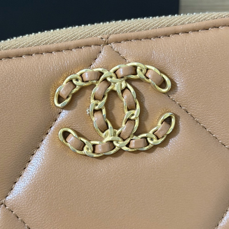 （全新）香奈兒 ㄇ拉零錢包 晶片款-6