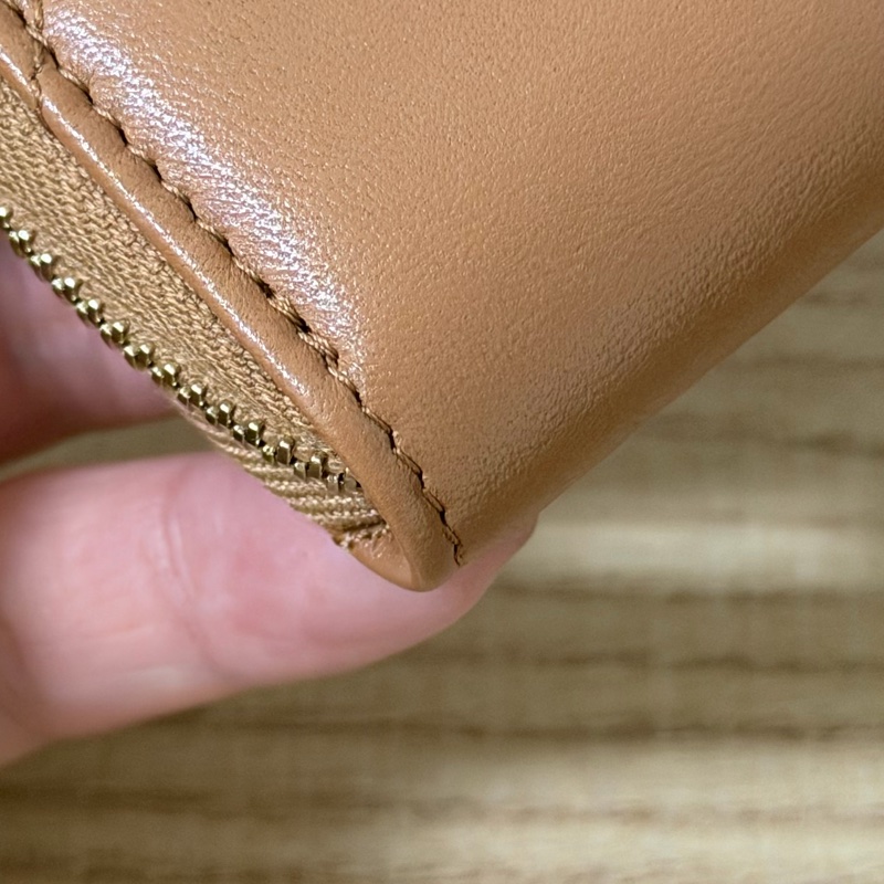 （全新）香奈兒 ㄇ拉零錢包 晶片款-16