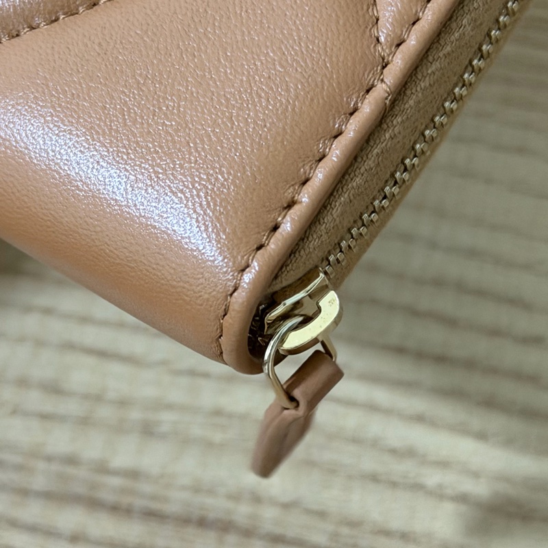 （全新）香奈兒 ㄇ拉零錢包 晶片款-17