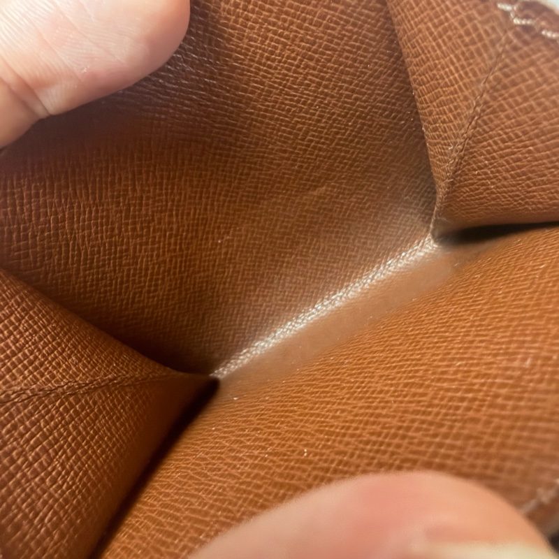 ✔️LV Louis Vuitton 路易威登 Monogram M61667 老花金釦拉鏈短夾-15