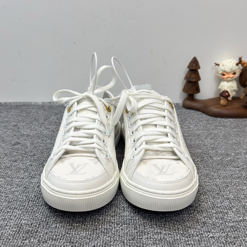 99新❤️LV 路易威登 櫻桃系列  低幫 帆布鞋 板鞋 女款 白色/38.5碼-3
