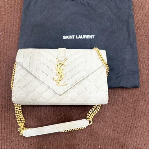 Saint Laurent /Shoulder Bag（信封包）白