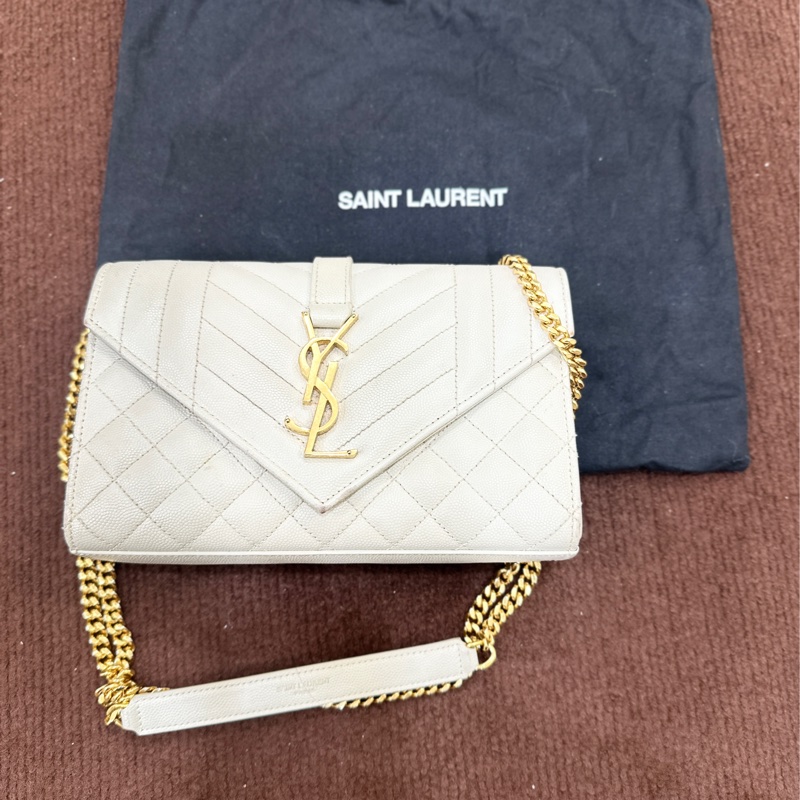 Saint Laurent /Shoulder Bag（信封包）白-0