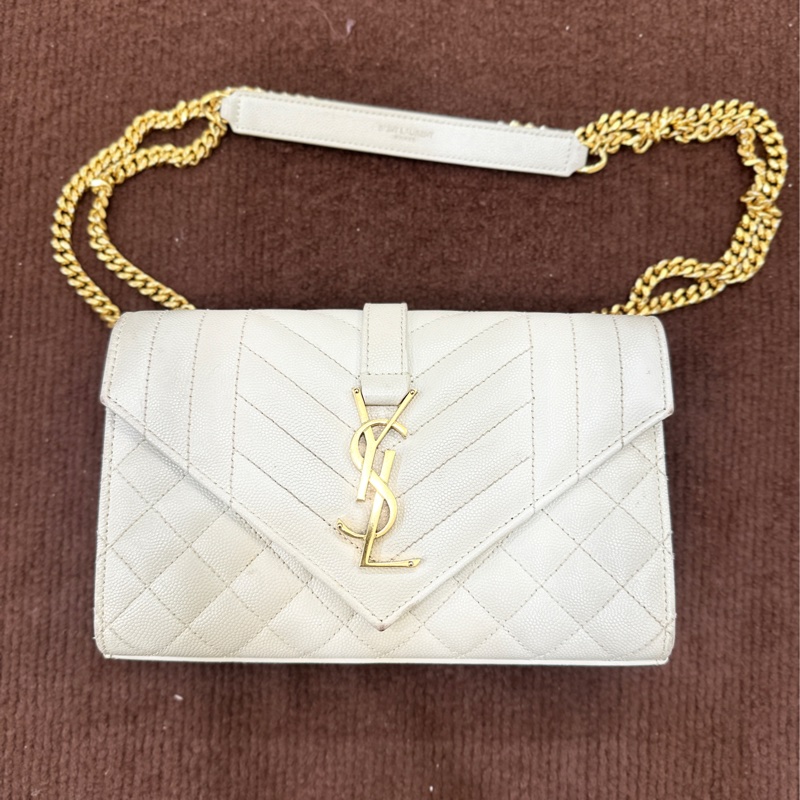 Saint Laurent /Shoulder Bag（信封包）白-5