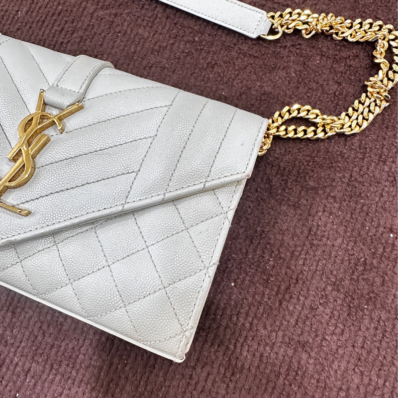 Saint Laurent /Shoulder Bag（信封包）白-10