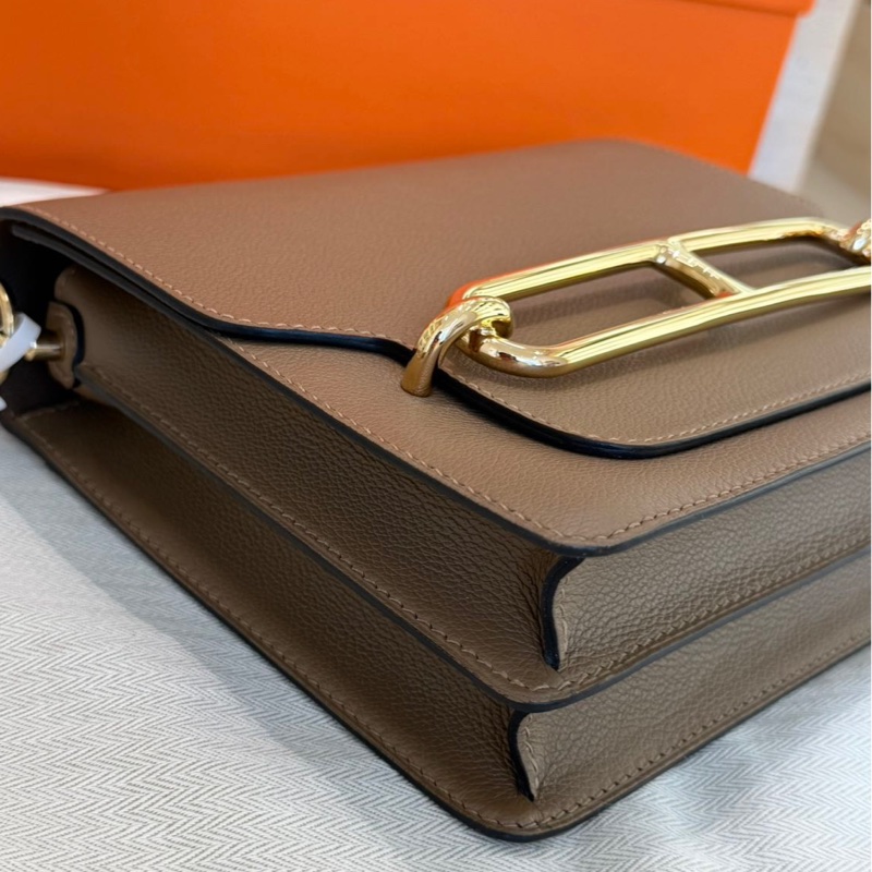 🌈Hermes🧡Roulis 23🧡威馬犬米色金扣🌈有單🧡99新 🌟evercolor皮🌟roulis23🌟roulis🌟notroulis19🌟豬鼻子🌟愛馬仕🌟-1