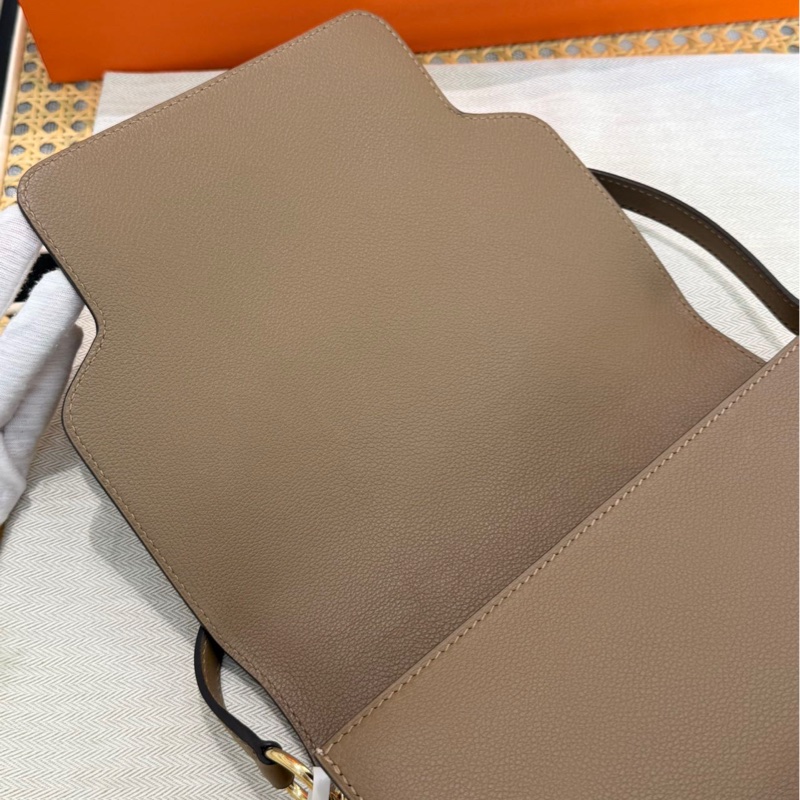 🌈Hermes🧡Roulis 23🧡威馬犬米色金扣🌈有單🧡99新 🌟evercolor皮🌟roulis23🌟roulis🌟notroulis19🌟豬鼻子🌟愛馬仕🌟-4