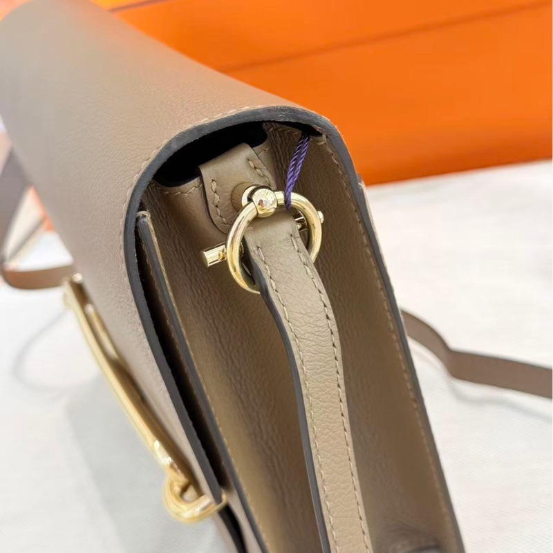 🌈Hermes🧡Roulis 23🧡威馬犬米色金扣🌈有單🧡99新 🌟evercolor皮🌟roulis23🌟roulis🌟notroulis19🌟豬鼻子🌟愛馬仕🌟-7