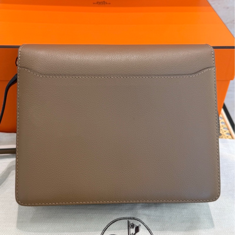 🌈Hermes🧡Roulis 23🧡威馬犬米色金扣🌈有單🧡99新 🌟evercolor皮🌟roulis23🌟roulis🌟notroulis19🌟豬鼻子🌟愛馬仕🌟-9