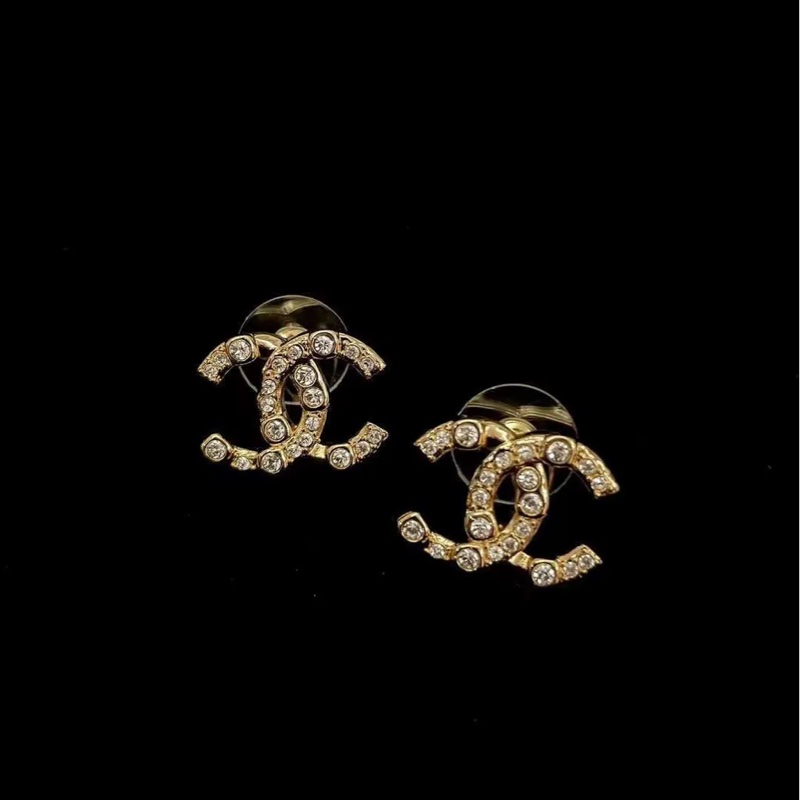 Chanel 24s 金色雙C耳環-2
