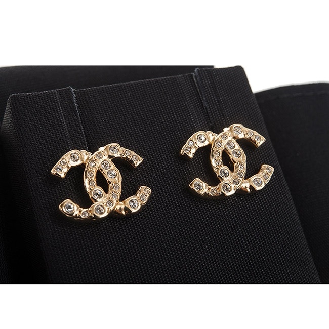 Chanel 24s 金色雙C耳環-4