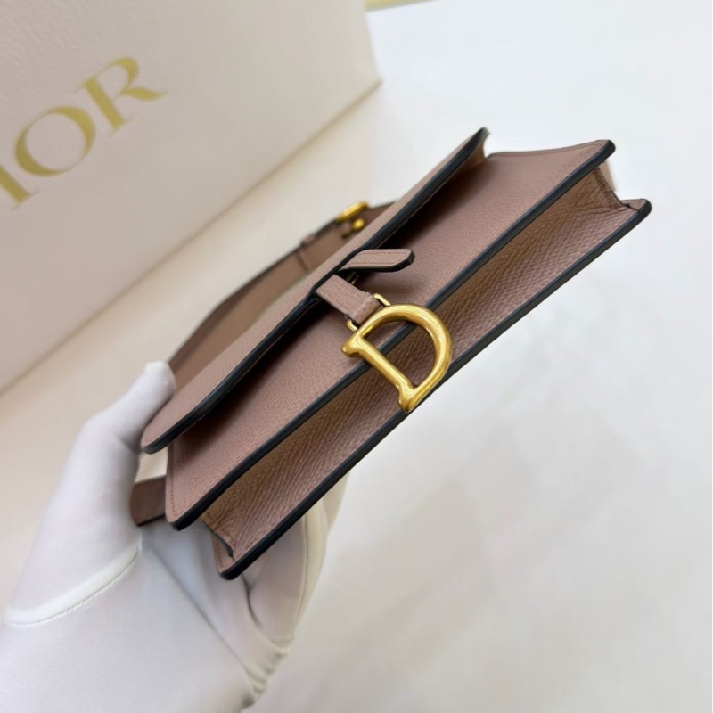 🎀 【極致優雅．近新珍藏】Dior Saddle 馬鞍粒面小牛皮腰包 / 附皮帶 🎀-1