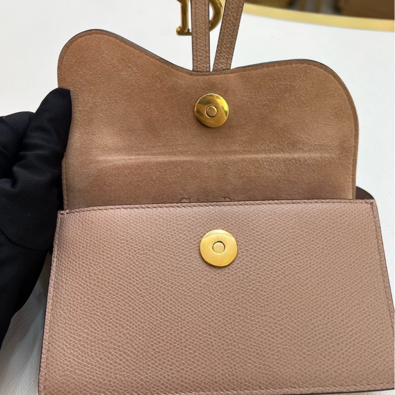 🎀 【極致優雅．近新珍藏】Dior Saddle 馬鞍粒面小牛皮腰包 / 附皮帶 🎀-6