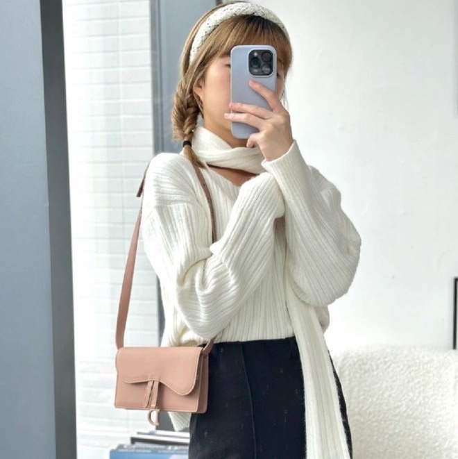 🎀 【極致優雅．近新珍藏】Dior Saddle 馬鞍粒面小牛皮腰包 / 附皮帶 🎀-8