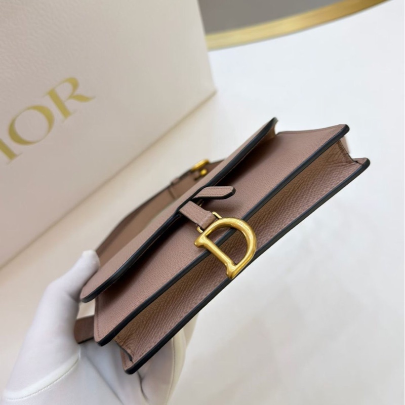 🎀 【極致優雅．近新珍藏】Dior Saddle 馬鞍粒面小牛皮腰包 / 附皮帶 🎀-20