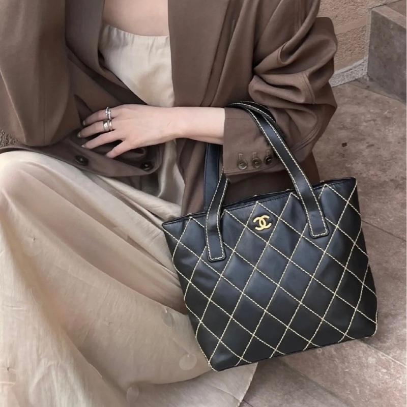 ✨Chanel Vivian 絕版外縫手提包 98新 好品項🤍-1