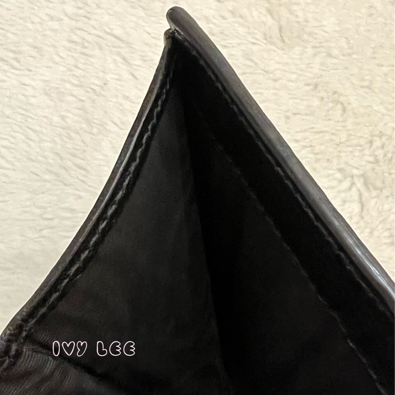 GUCCI GG Marmont Medium 中款 雙G 皮革 卡夾 短夾 黑色 烏木色 598587 正品 二手精品-4