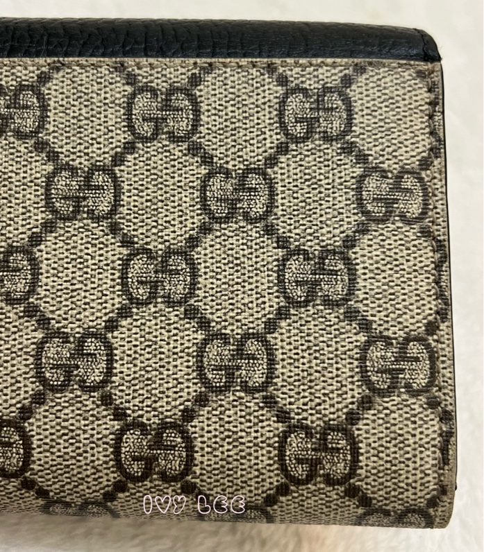 GUCCI GG Marmont Medium 中款 雙G 皮革 卡夾 短夾 黑色 烏木色 598587 正品 二手精品-26