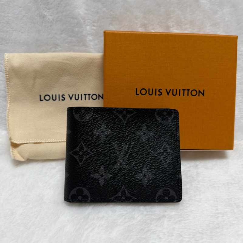 ▫️99新全新閒置品▫️LV黑老花短夾-0
