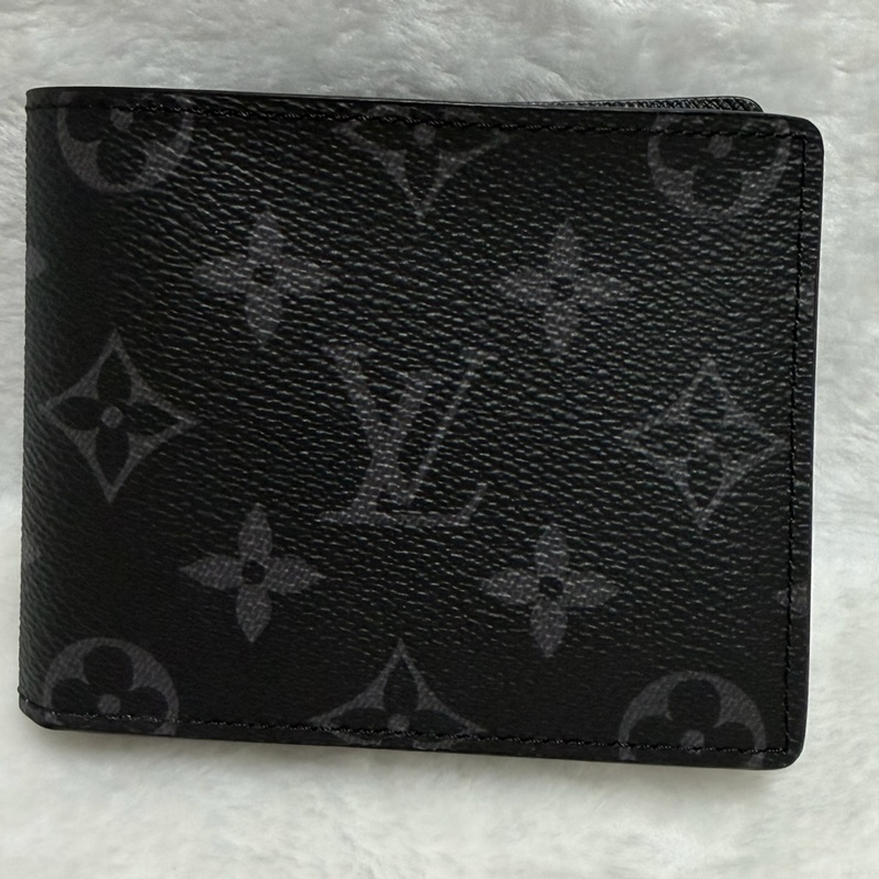 ▫️99新全新閒置品▫️LV黑老花短夾-1