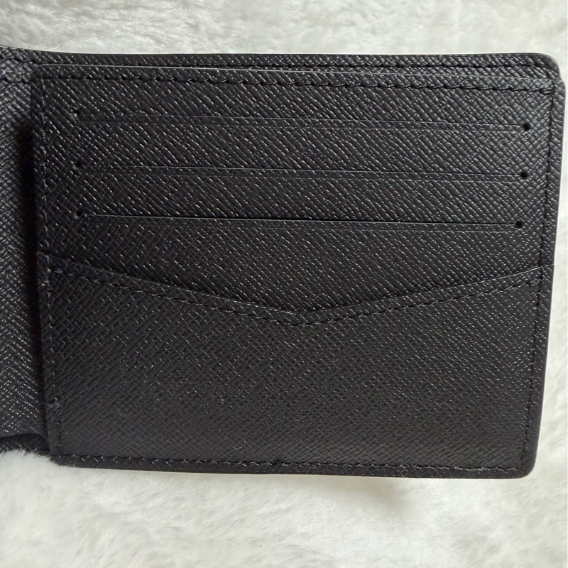 ▫️99新全新閒置品▫️LV黑老花短夾-4