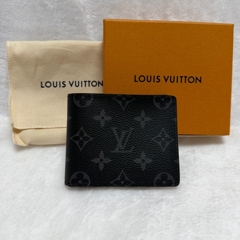 ▫️99新全新閒置品▫️LV黑老花短夾-5