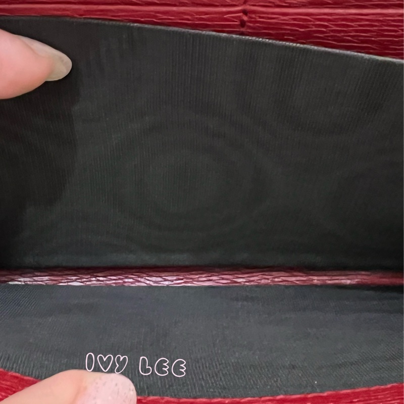 GUCCI 410102 花卉圖案 紅 ㄇ字拉鍊長夾 正品 二手精品-9