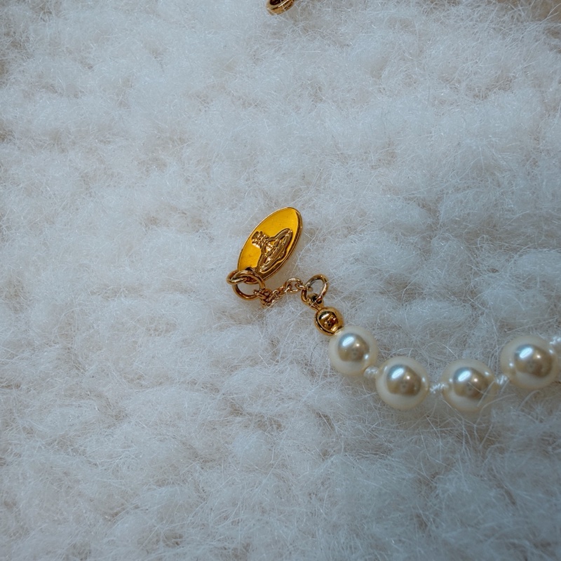 Vivienne Westwood 西太后 金色珍珠手鍊-3