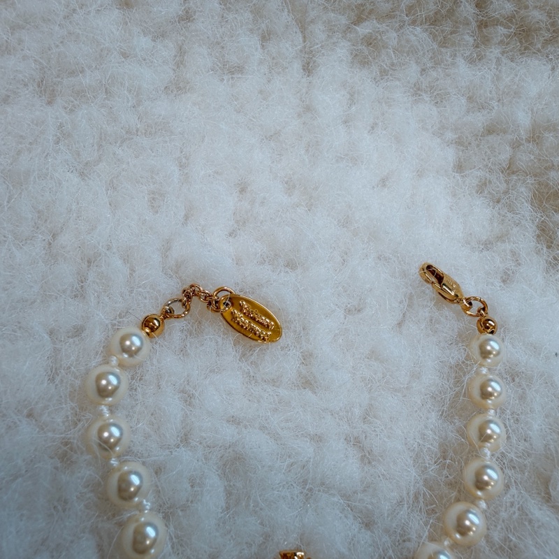 Vivienne Westwood 西太后 金色珍珠手鍊-4