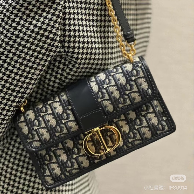 上鏡神器😍Dior迪奧老花蒙田30小號鏈條包單肩斜挎包-2