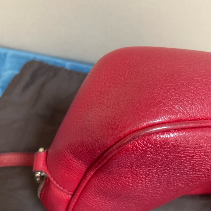 GUCCI SOHO 雙G壓紋牛皮革大流蘇相機包(秒殺價)-4