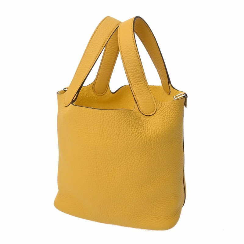 愛馬仕 Picotin Lock PM Sun W 印記(約 2024 年)女士 Taurillon Clemence 手提包 A 級二手 Ginzo-2