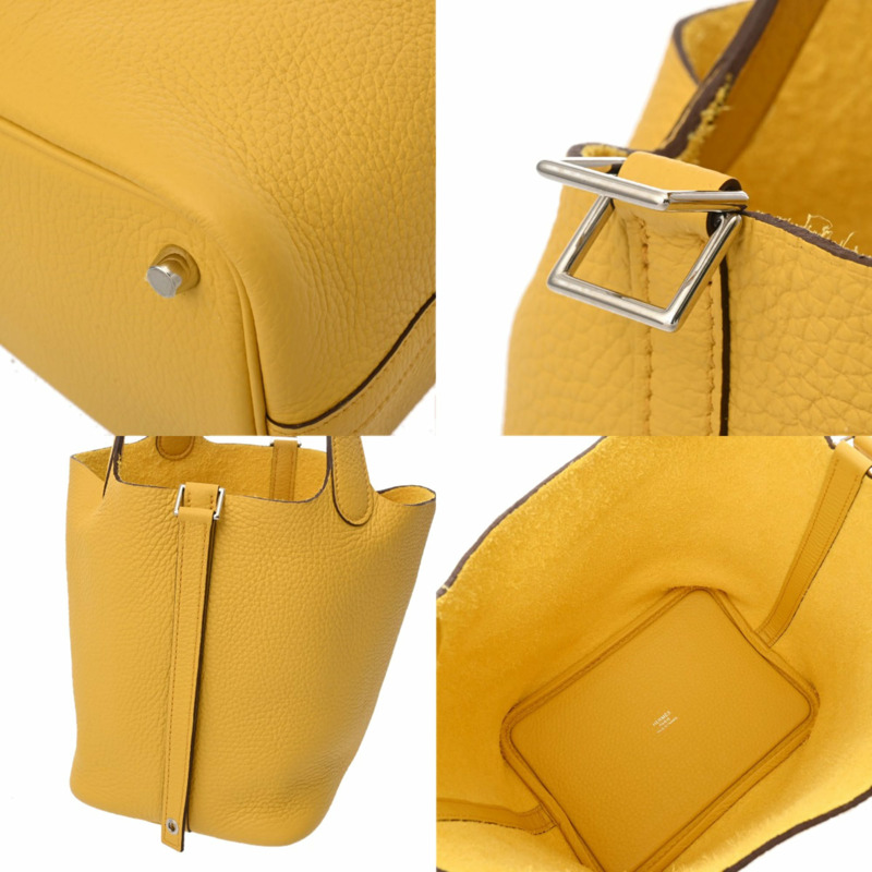 愛馬仕 Picotin Lock PM Sun W 印記(約 2024 年)女士 Taurillon Clemence 手提包 A 級二手 Ginzo-9