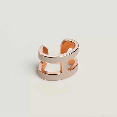 💖Hermes Mini pop h 耳骨夾 耳夾 奶茶玫瑰金💖 全新