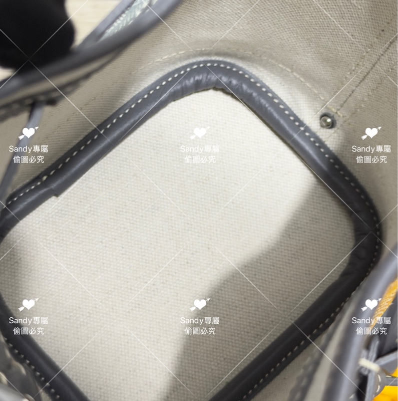 🩶Goyard mini 小水桶 灰色🩶全新全配-9