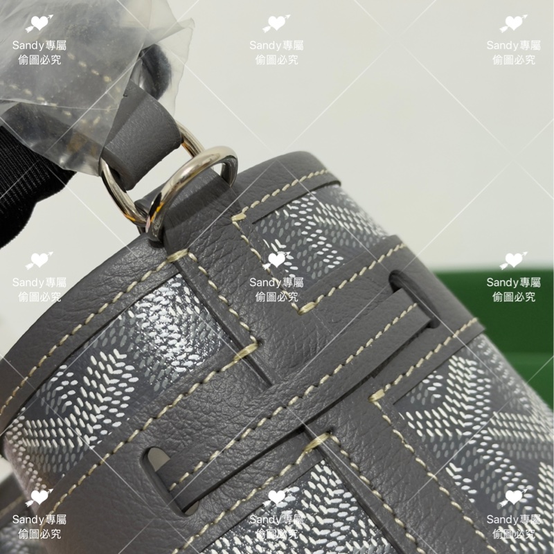 🩶Goyard mini 小水桶 灰色🩶全新全配-15