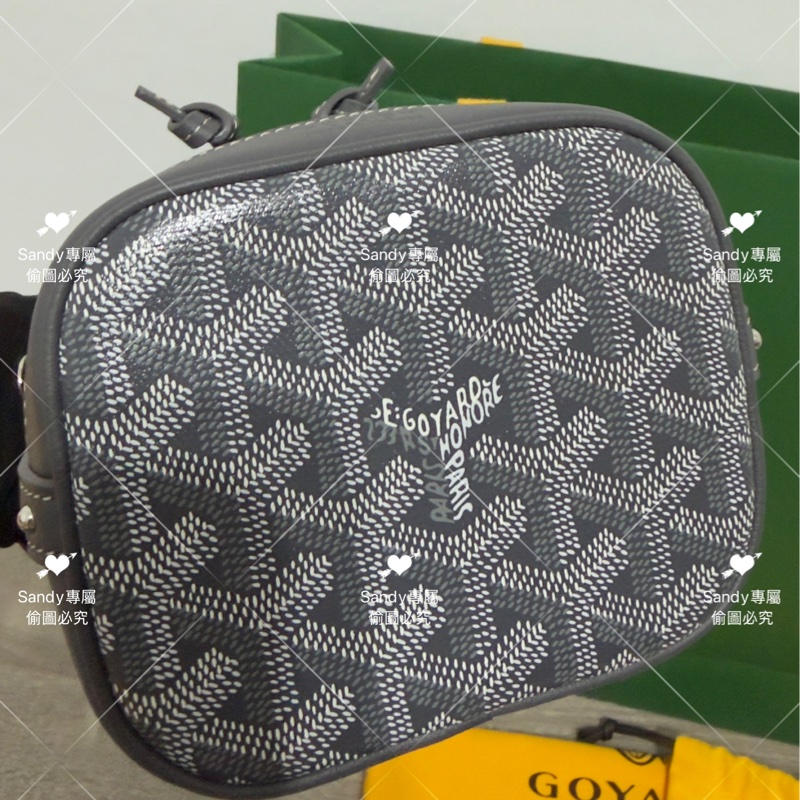 🩶Goyard mini 小水桶 灰色🩶全新全配-24