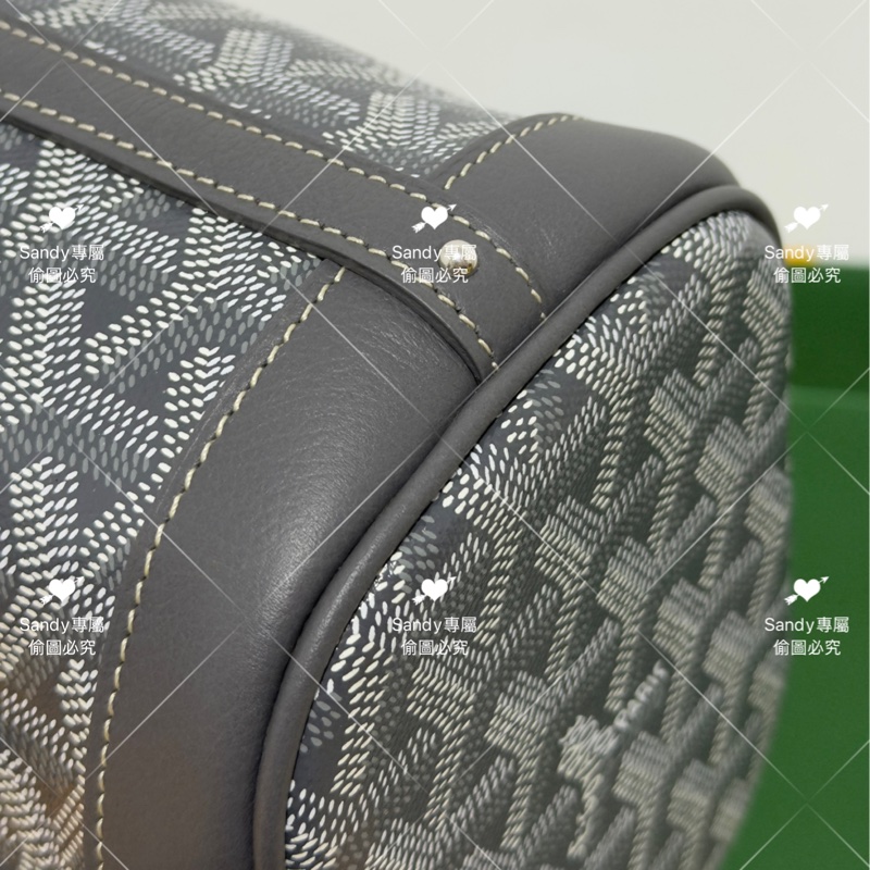 🩶Goyard mini 小水桶 灰色🩶全新全配-26