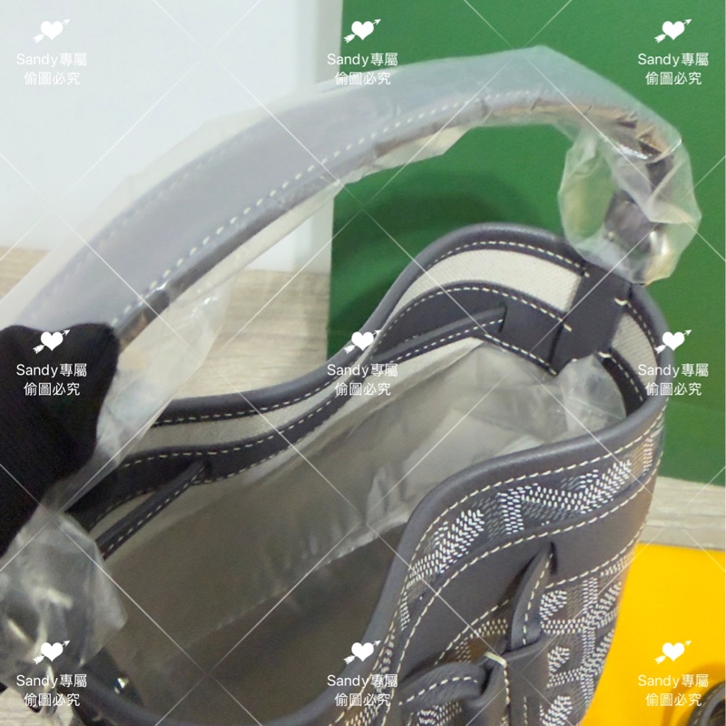 🩶Goyard mini 小水桶 灰色🩶全新全配-36